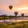 Hot Air Balloon Over the Serengeti